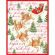 Santa's Sleigh Folded Holiday Cards Image 3 of 3